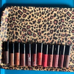 12 NYX liquid suede cream lipsticks